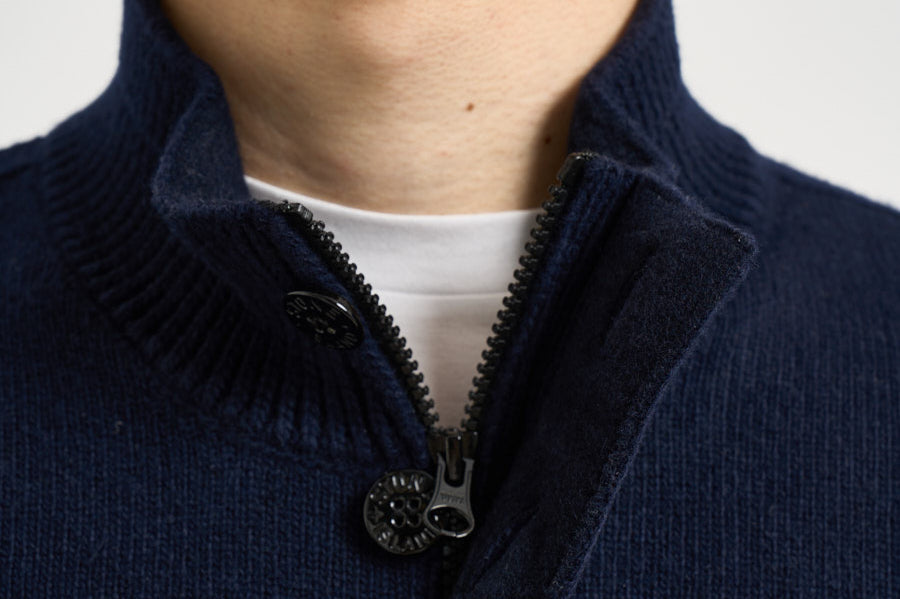 Maglia uomo con bottoni blu 5100040 S00A3V0020 STONE ISLAND 