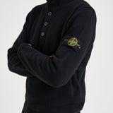 Maglia uomo con bottoni nera 5100040 S00A3V0029 STONE ISLAND 