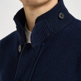 Cardigan uomo con bottoni blu 5100047 S00A3V0020 STONE ISLAND 
