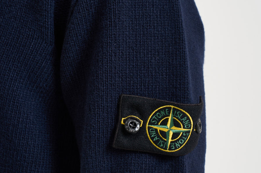 Cardigan uomo con bottoni blu 5100047 S00A3V0020 STONE ISLAND 