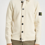 Cardigan uomo con bottoni panna 5100047 S00A3V0093 STONE ISLAND 