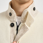 Cardigan uomo con bottoni panna 5100047 S00A3V0093 STONE ISLAND 