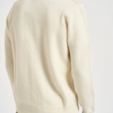 Cardigan uomo con bottoni panna 5100047 S00A3V0093 STONE ISLAND 