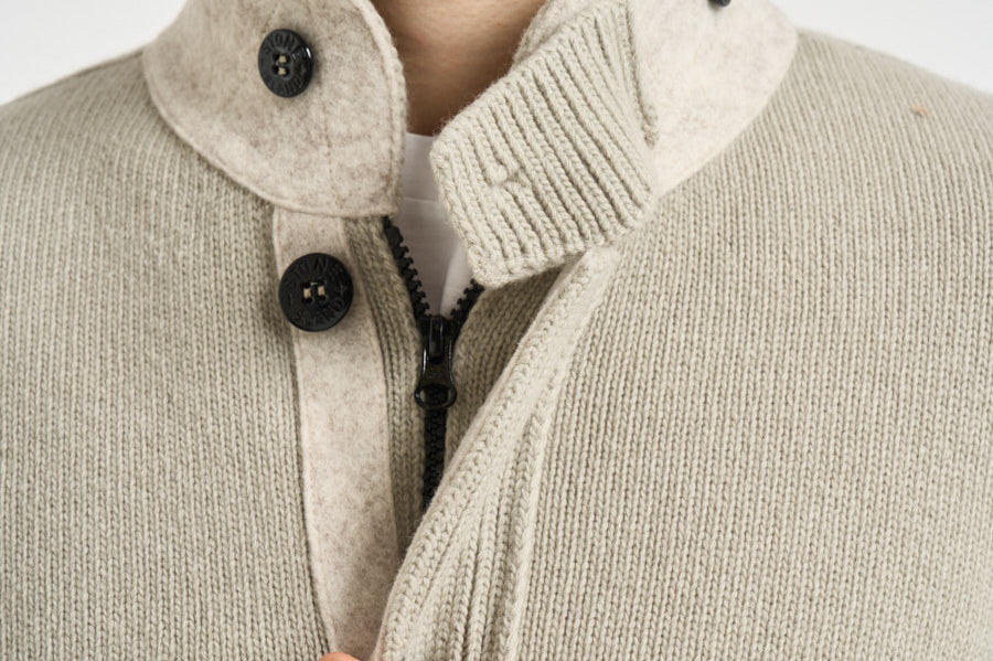 Cardigan uomo con bottoni pietra 5100047 S00A3V0095 STONE ISLAND 