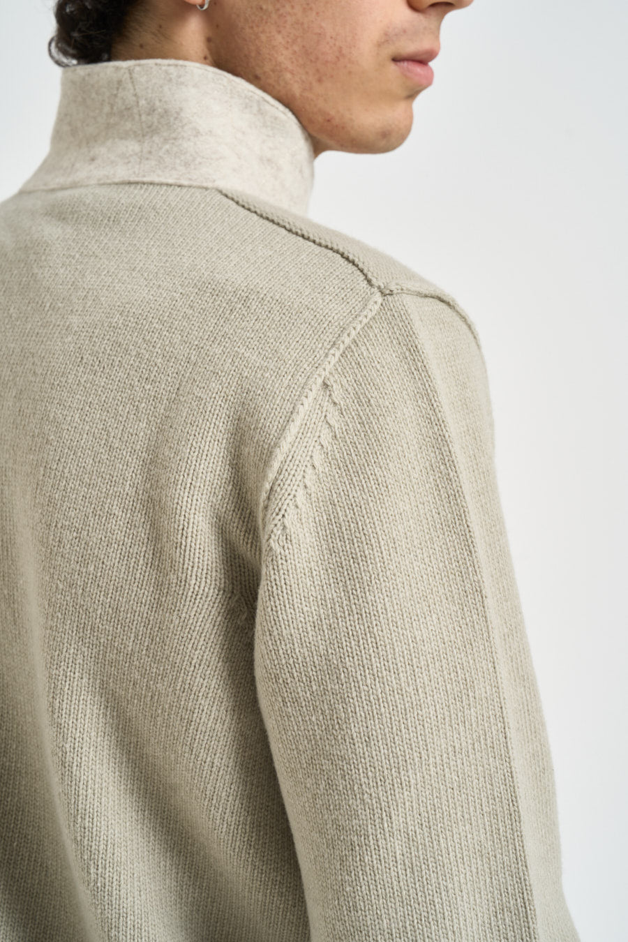 Cardigan uomo con bottoni pietra 5100047 S00A3V0095 STONE ISLAND 