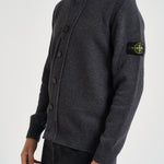 Cardigan uomo con bottoni grigio 5100047 S00A3V0M62 STONE ISLAND 