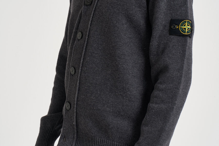 Cardigan uomo con bottoni grigio 5100047 S00A3V0M62 STONE ISLAND 