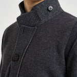 Cardigan uomo con bottoni grigio 5100047 S00A3V0M62 STONE ISLAND 