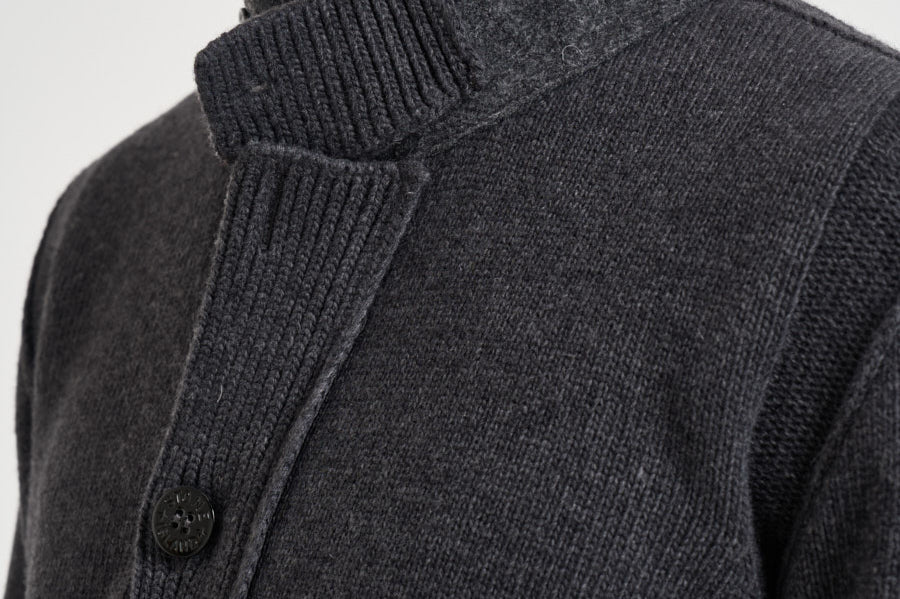Cardigan uomo con bottoni grigio 5100047 S00A3V0M62 STONE ISLAND 