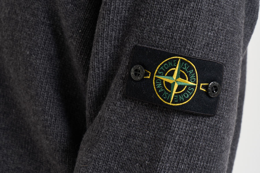 Cardigan uomo con bottoni grigio 5100047 S00A3V0M62 STONE ISLAND 