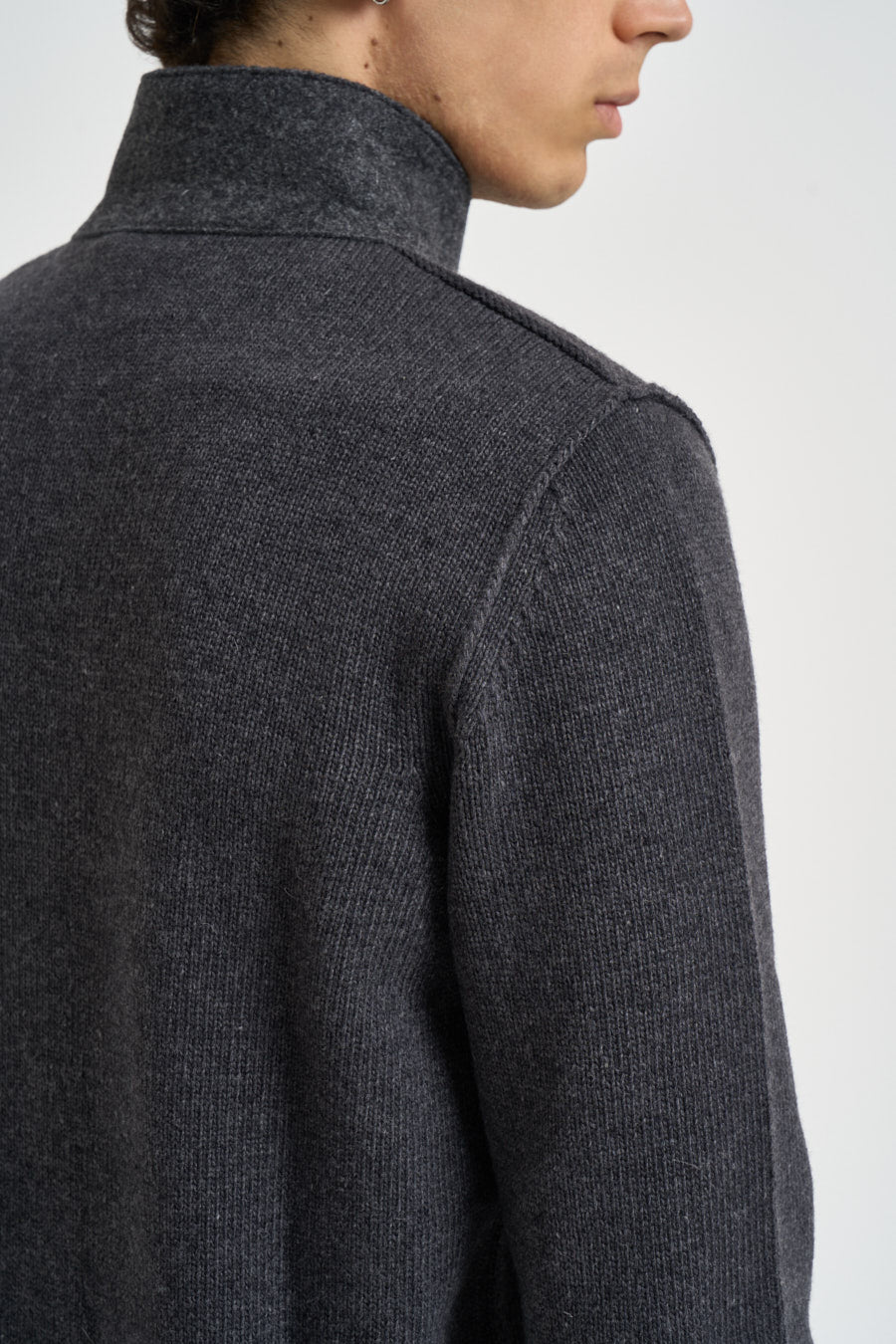 Cardigan uomo con bottoni grigio 5100047 S00A3V0M62 STONE ISLAND 