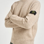 Maglia uomo girocollo beige mélange 5100050 S0N22V0M94 STONE ISLAND 