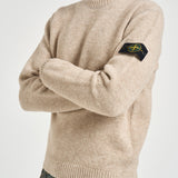 Maglia uomo girocollo beige mélange 5100050 S0N22V0M94 STONE ISLAND 