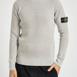 Maglia uomo girocollo grigio chiaro 5100053 S00C2V0M95 STONE ISLAND 
