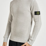 Maglia uomo girocollo grigio chiaro 5100053 S00C2V0M95 STONE ISLAND 