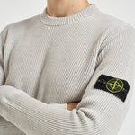 Maglia uomo girocollo grigio chiaro 5100053 S00C2V0M95 STONE ISLAND 