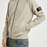 Felpa uomo con cappuccio tortora 5100062 S01A1V0095 STONE ISLAND 