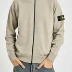Felpa uomo con cappuccio tortora 5100062 S01A1V0095 STONE ISLAND 