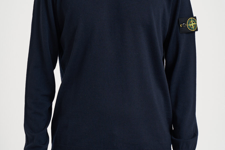 Maglia uomo girocollo blu 5100071 S00C4V0020 STONE ISLAND 