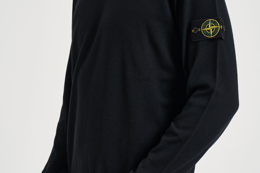 Maglia uomo girocollo nera 5100071 S00C4V0029 STONE ISLAND 