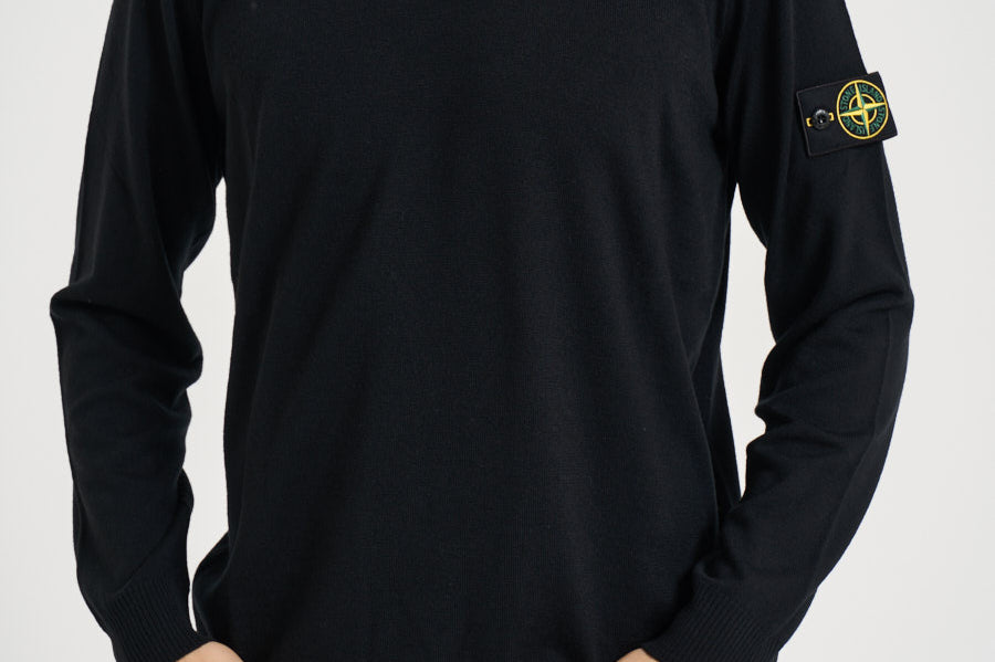 Maglia uomo girocollo nera 5100071 S00C4V0029 STONE ISLAND 