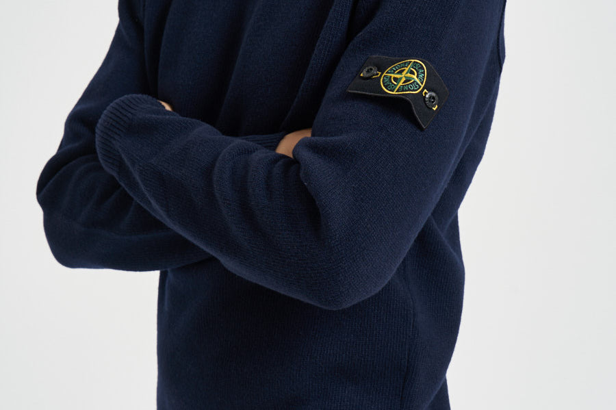 Maglia uomo girocollo blu 5100072 S00A3V0020 STONE ISLAND 