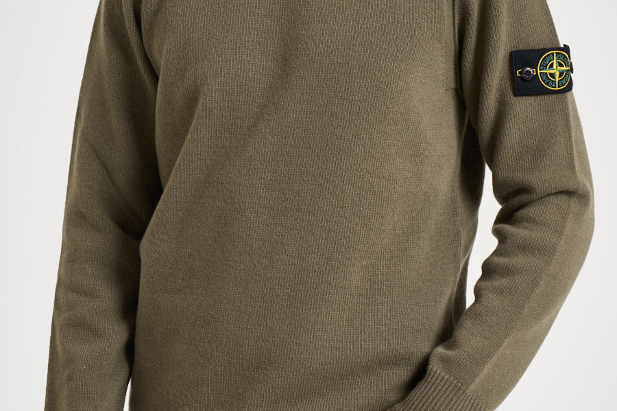 Maglia uomo girocollo verde oliva 5100072 S00A3V005G STONE ISLAND 