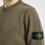 Maglia uomo girocollo verde oliva 5100072 S00A3V005G STONE ISLAND 
