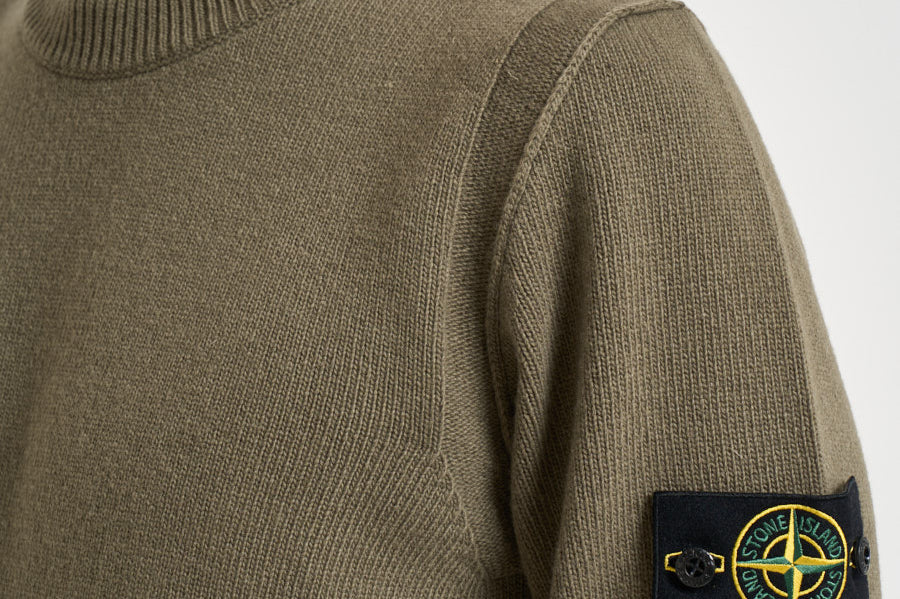 Maglia uomo girocollo verde oliva 5100072 S00A3V005G STONE ISLAND 