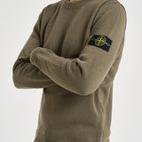 Maglia uomo girocollo verde oliva 5100072 S00A3V005G STONE ISLAND 