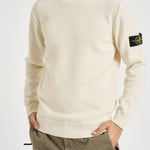 Maglia uomo girocollo panna 5100072 S00A3V0093 STONE ISLAND 