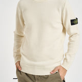 Maglia uomo girocollo panna 5100072 S00A3V0093 STONE ISLAND 
