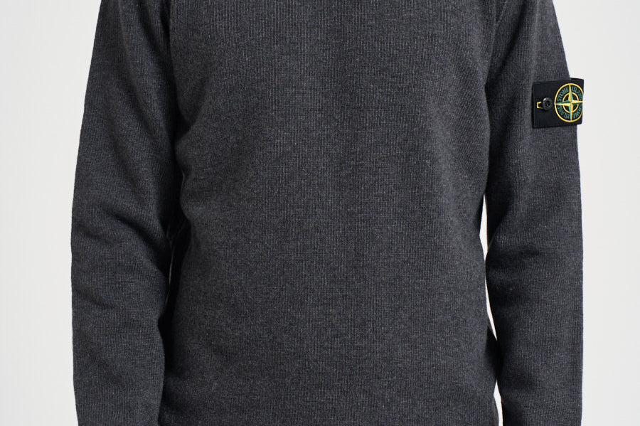 Maglia uomo girocollo grigio scuro 5100072 S00A3V0M60 STONE ISLAND 