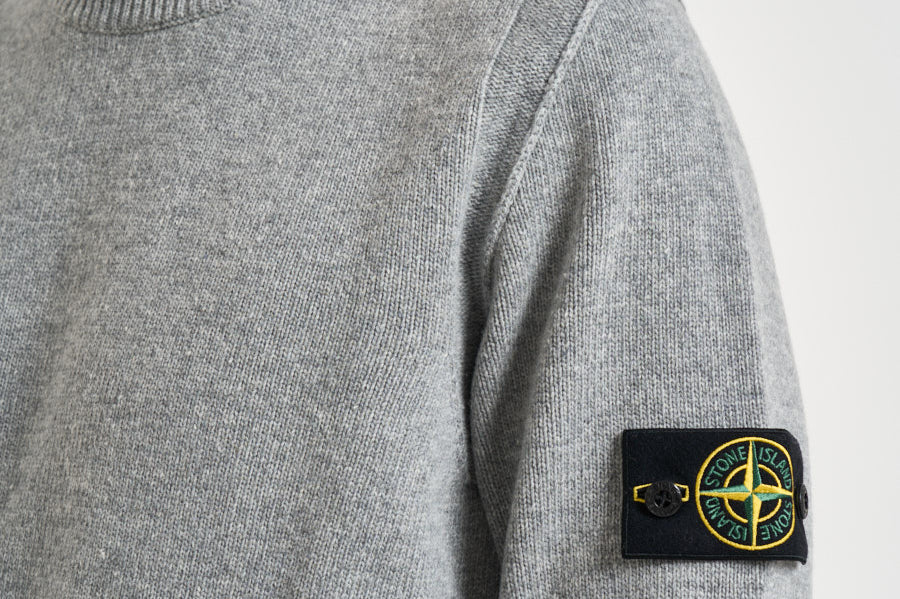 Maglia uomo girocollo grigio scuro 5100072 S00A3V0M62 STONE ISLAND 