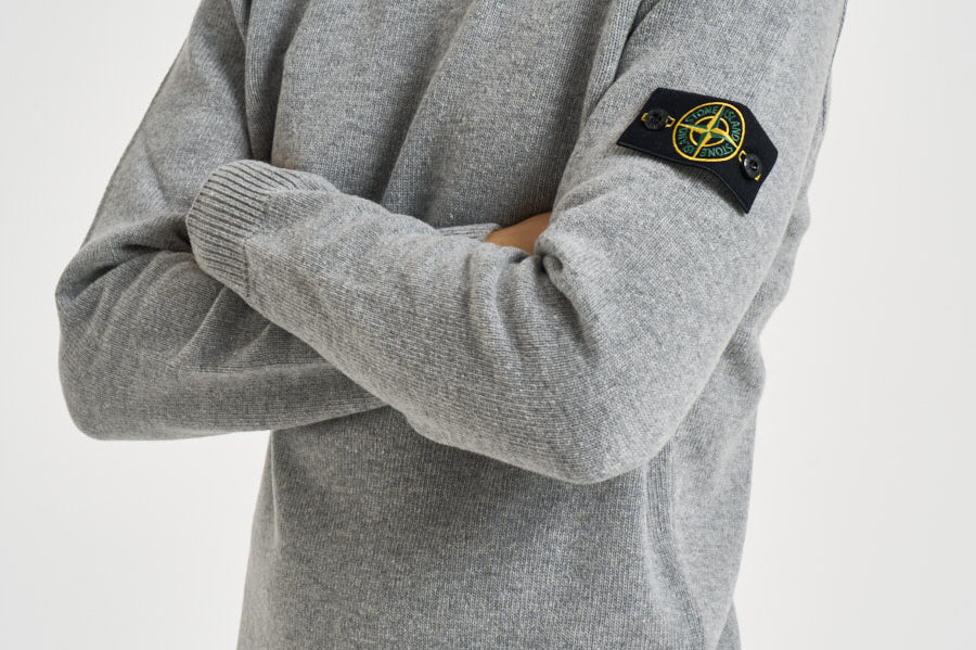 Maglia uomo girocollo grigio scuro 5100072 S00A3V0M62 STONE ISLAND 