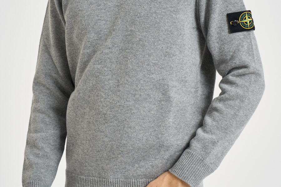 Maglia uomo girocollo grigio scuro 5100072 S00A3V0M62 STONE ISLAND 