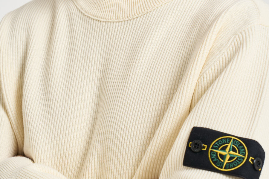 Maglia uomo girocollo panna 5100154 S00D8V0093 STONE ISLAND 