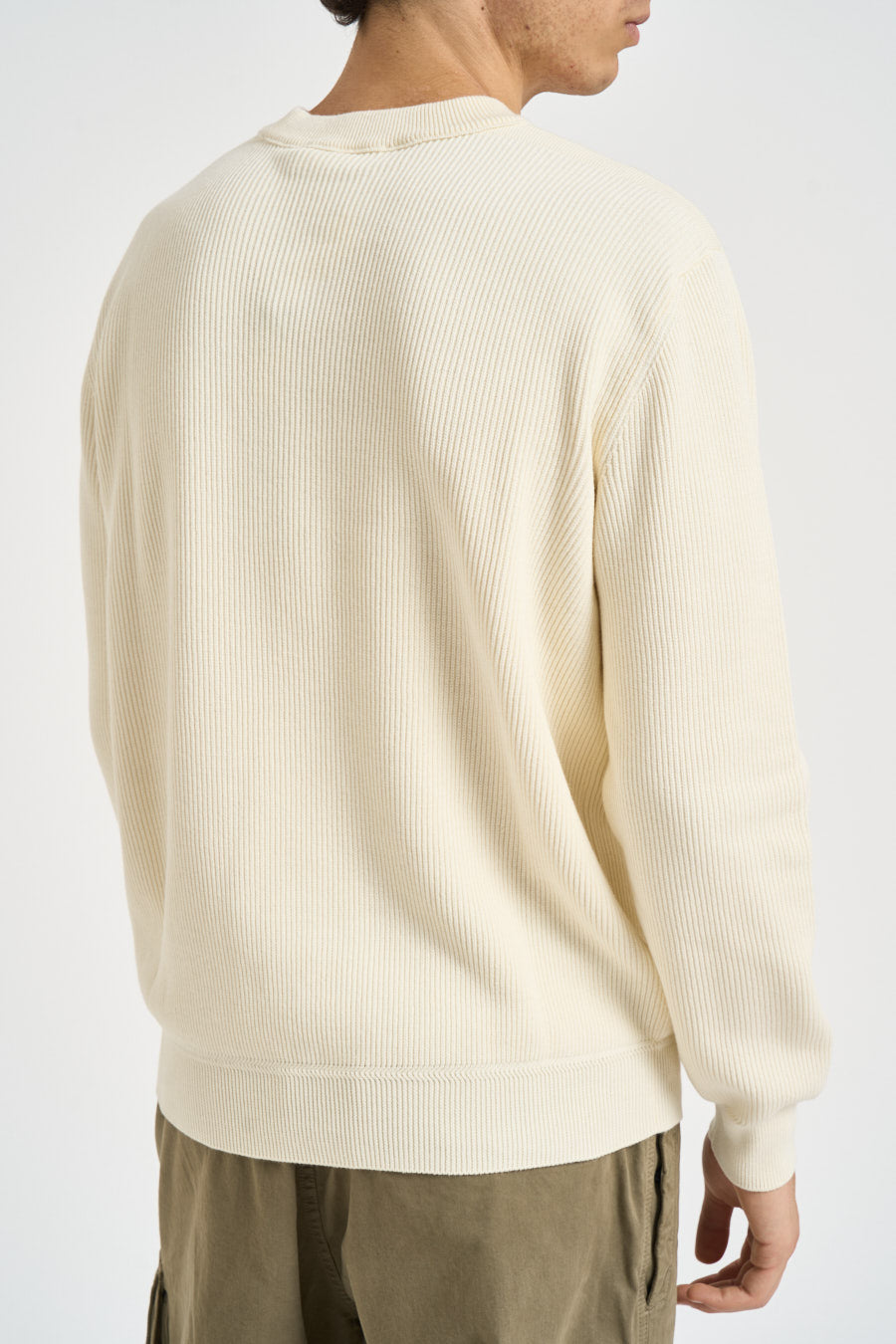 Maglia uomo girocollo panna 5100154 S00D8V0093 STONE ISLAND 