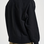 Felpa uomo girocollo nera 6100008 S0051V0029 STONE ISLAND 
