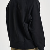 Felpa uomo girocollo nera 6100008 S0051V0029 STONE ISLAND 