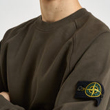 Felpa uomo oversize verde militare 6100008 S0051V0078 STONE ISLAND 