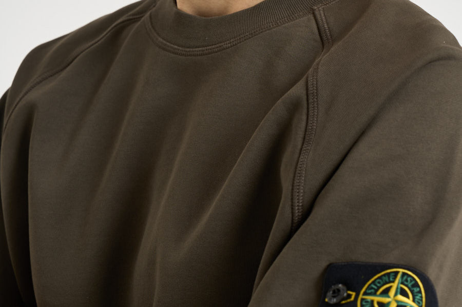 Felpa uomo oversize verde militare 6100008 S0051V0078 STONE ISLAND 