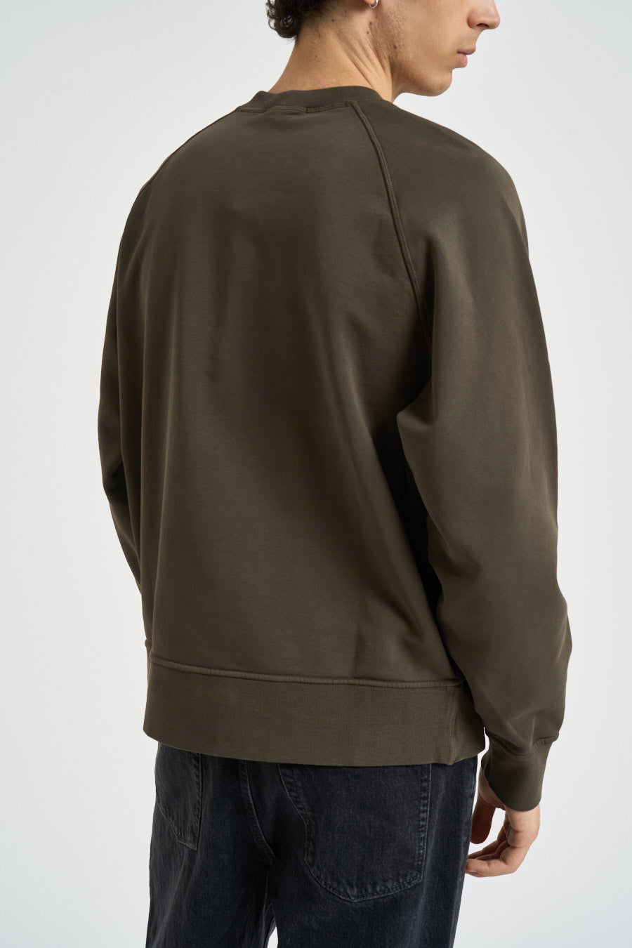 Felpa uomo oversize verde militare 6100008 S0051V0078 STONE ISLAND 