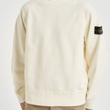Felpa uomo oversize panna 6100008 S0051V0093 STONE ISLAND 