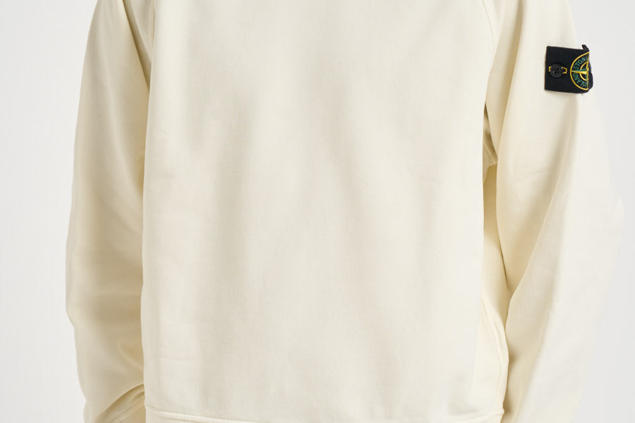 Felpa uomo oversize panna 6100008 S0051V0093 STONE ISLAND 