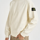 Felpa uomo oversize panna 6100008 S0051V0093 STONE ISLAND 