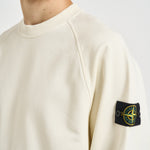 Felpa uomo oversize panna 6100008 S0051V0093 STONE ISLAND 