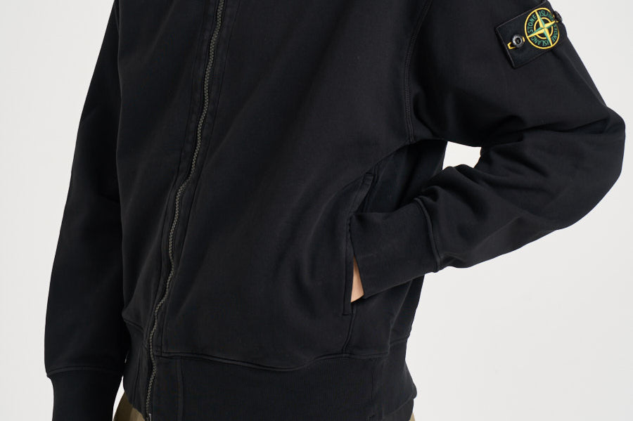 Felpa uomo con cappuccio nera 6100009 S0051V0029 STONE ISLAND 