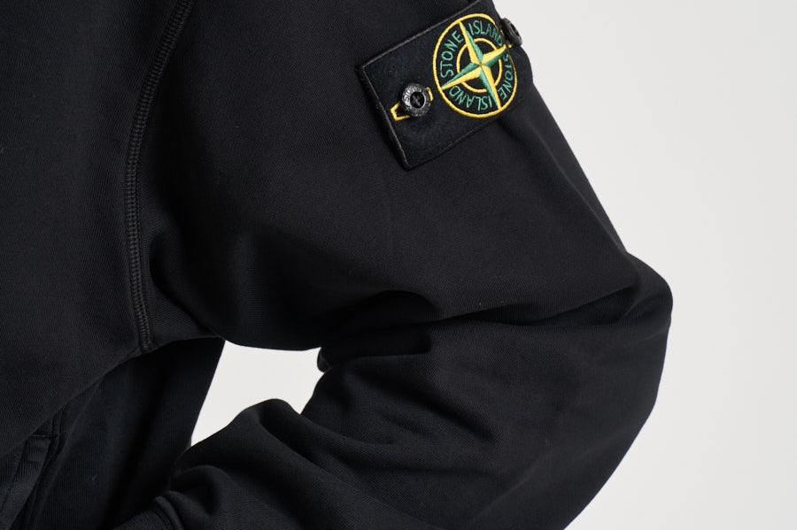 Felpa uomo con cappuccio nera 6100009 S0051V0029 STONE ISLAND 