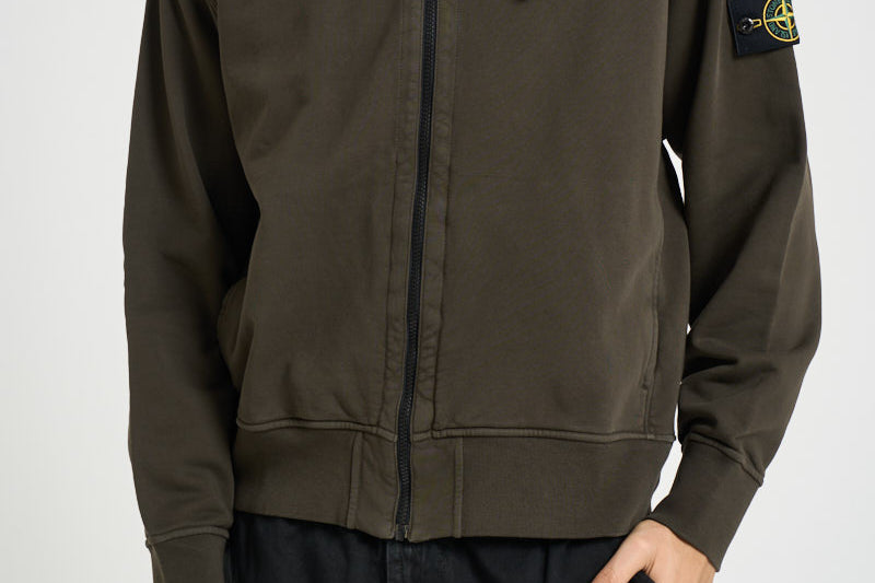 Felpa uomo con cappuccio fango 6100009 S0051V0078 STONE ISLAND 